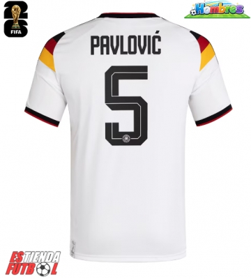 Alemania Aleksandar Pavlovic #5 Primera Equipación Mundial 2026 Manga Corta
